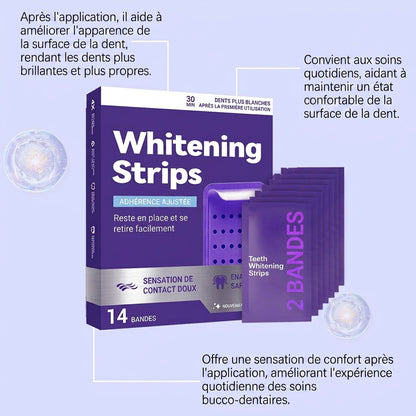 PureWhite™ — Bandes Blanchissantes Dents