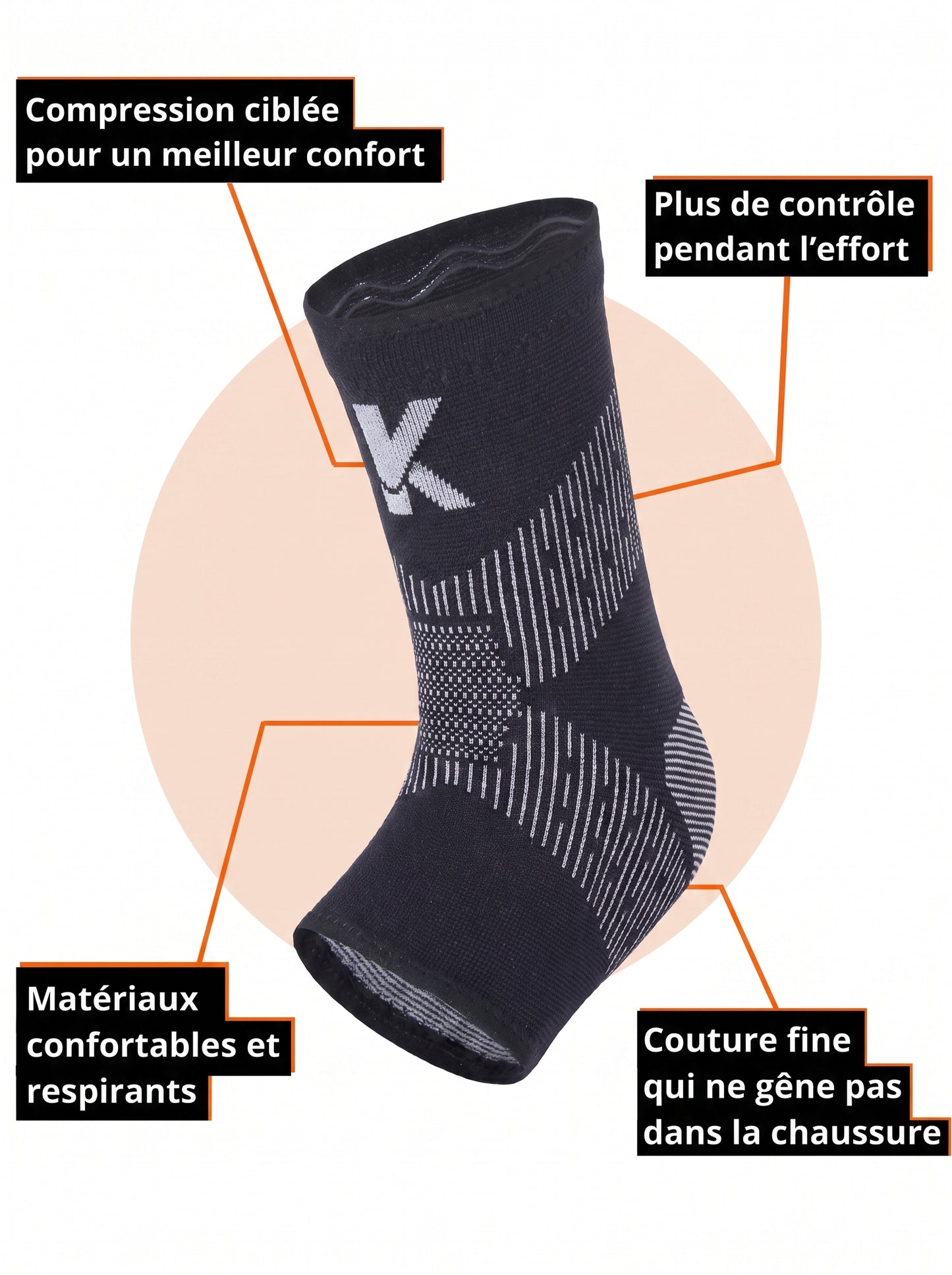 Maintien de Compression pour Chevilles